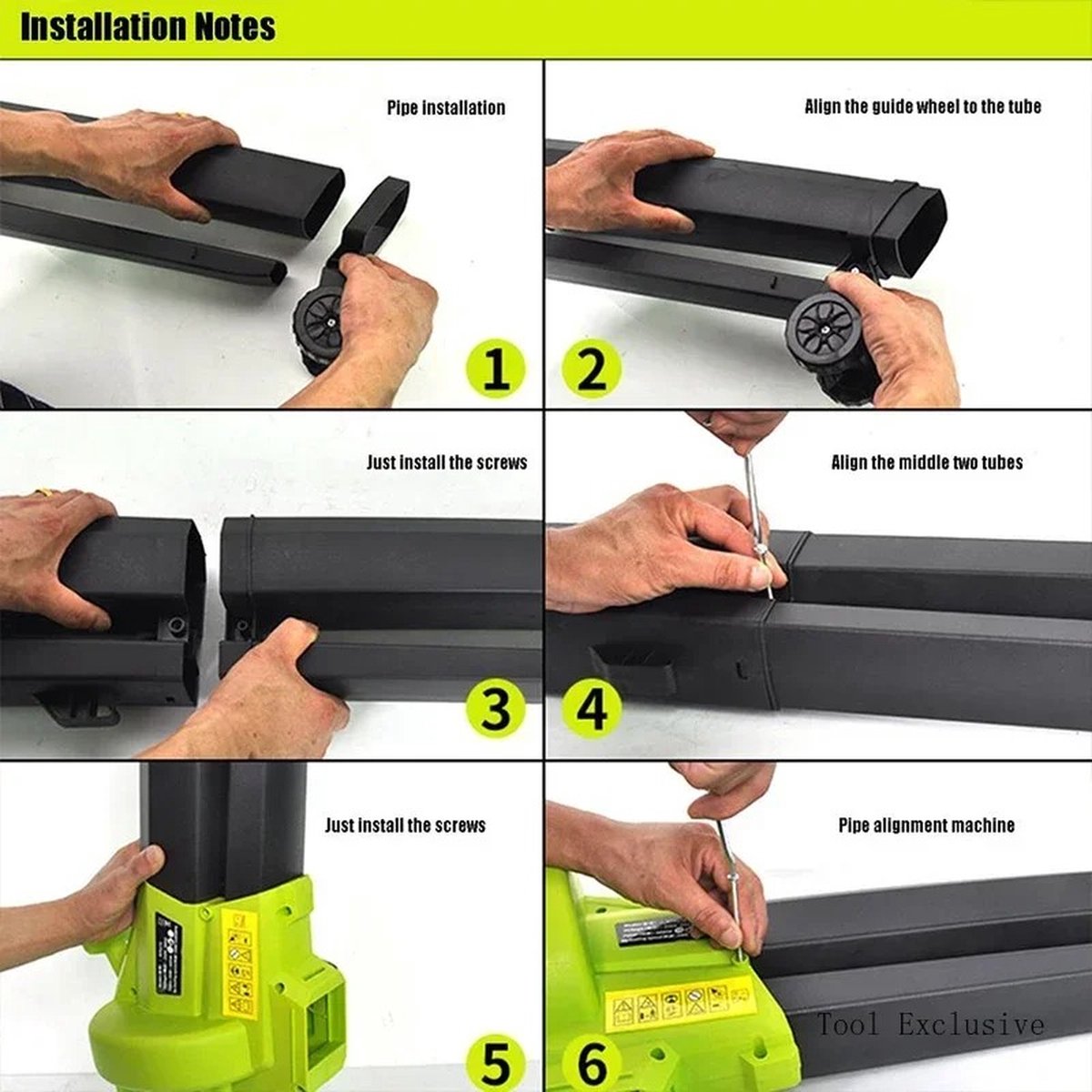Bladblazer - Elektrische Bladblazer - Bladblaasapparaat - Groen - 3000W - 3M kabel