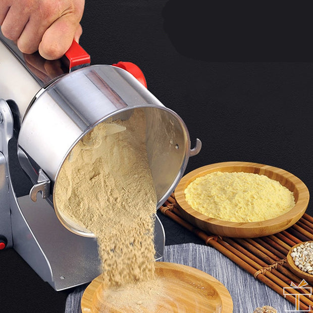 Professionele Elektrische Graanmolen - Spice Grinder - Kruidenmolen - Kruiden Maler - RVS - 2500W - 800 gram