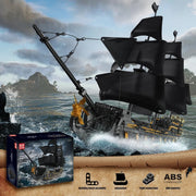 Building blocks 'The Black Pearl' - Pirate ship - 5266 pieces - Creative building - Detailed design - Durable and compatible
