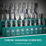 Gereedschapset 198 Delig - Gereedschapskoffer- Universeel Gereedschap - Professionele Kwaliteit - Zeer Uitgebreid voor Thuis én Werk - Schroevendraaierset - Ratelsleutelset