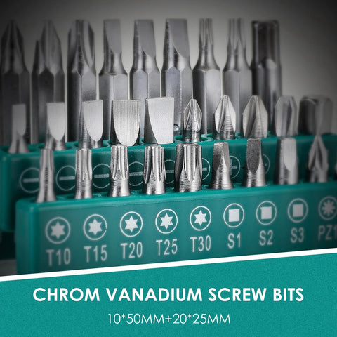 Gereedschapset 198 Delig - Gereedschapskoffer- Universeel Gereedschap - Professionele Kwaliteit - Zeer Uitgebreid voor Thuis én Werk - Schroevendraaierset - Ratelsleutelset