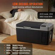 Koelbox met display 20L - Control - Display - LEDscherm - Mini - Auto - Koelkast - Draagbare - Luxe - Koelkast - Vriezer - AC - Koeler - Buiten - Caravan - Camping - Vakantie - Roadtrip