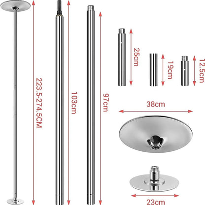 Danspaal - Dansstang - Dance pole - Professionele paaldans - Stripper