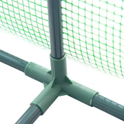 Greenhouse XL - Growing box 18 shelves - Growing box with foil - Garden greenhouse Wall greenhouse UV-resistant - White