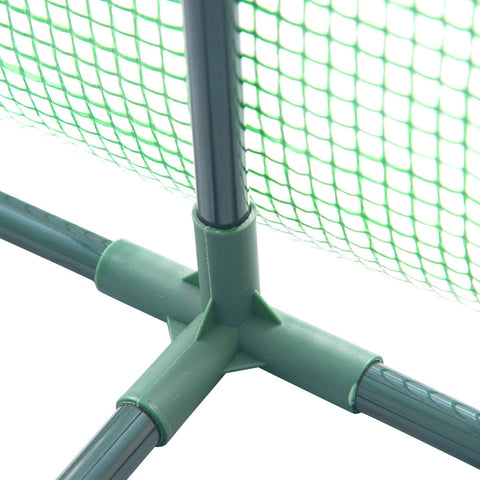 Greenhouse XL - Growing box 18 shelves - Growing box with foil - Garden greenhouse Wall greenhouse UV-resistant - White