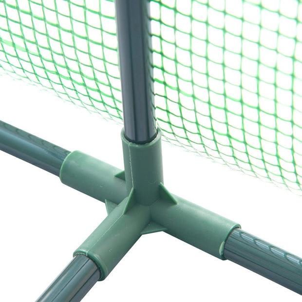 Greenhouse XL - Growing box 18 shelves - Growing box with foil - Garden greenhouse Wall greenhouse UV-resistant - White