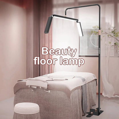 Beauty Lamp - Half Moon Lamp - Eyelash Lamp - Lash Lamp - Medical Lamp - Make Up Lamp - Moonlight Lamp - Tattoo Lamp - Treatment Lamp - Nail Lamp - Barber Lamp - Bendable - Black