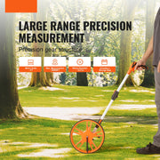 Meetwiel - Met Precisietandwielstructuur - 4-Delige Telescoopsteel - Resetknop Met Één Druk Op De Knop - Abs + Aluminiumoxide-Materiaal - Geschikt Voor Taxatie Van Eigendommen - Onderzoek Van De Plaats Delict En Wetshandhaving