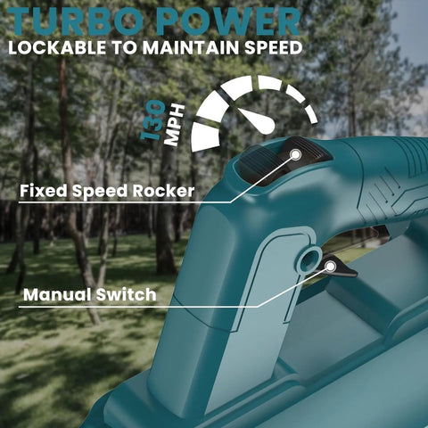Elektrische Luchtblazer - Bladblazer - Sneeuwblazer - Veegmachine - Draadloos - Verstelbare Standen - Lichtgewicht - Comfortabel gebruik - Tuin Gereedschap - 200 Km/h - 18V - Onderhoudsvrij - Professionele en Thuisgebruikers