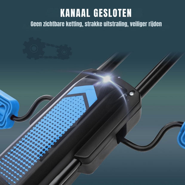 Go-karts voor jongens - Ligfiets - Verstelbaar zadel - 121cm x 58cm x 61cm - Blauw