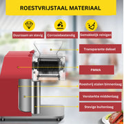 Slicer All-purpose slicer - Slicer - Meat slicer - All-purpose slicer - Meat slicer for home use - Meat grinder - 250 kg/h 0- 850W - 1440 r/min - Red