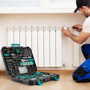 Gereedschapset 198 Delig - Gereedschapskoffer- Universeel Gereedschap - Professionele Kwaliteit - Zeer Uitgebreid voor Thuis én Werk - Schroevendraaierset - Ratelsleutelset