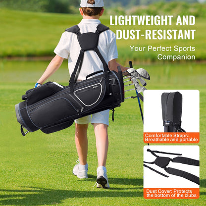 Golfbag – Waterdichte en Duurzame Golftas – 14-Vaks Indeling – 11 Opbergvakken – Comfortabel - Draagbaar en Stofdicht