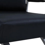 Slaapstoel - Uitklapbaar - Slaapbank - Logeerbed - Zetelbed - Slaapfauteuil - Vouwbed - 1 persoons - Zeer comfortabel - Zwart