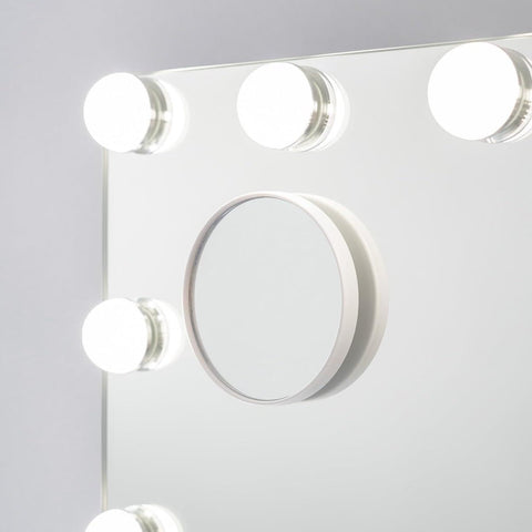 Hollywood Spiegel Met Verlichting - Make-Up Spiegel Met Licht 15 LED - Vanity Mirror 3 - Modi Touch Control Led Spiegel - Hollywood Mirror - Kwalitatieve Schoonheidsspiegel - Make up tafel - Wit