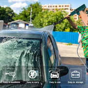 Elektrische Hogedrukreiniger - 6in1 Carwash - 3500W 200bar - Borstelloos - Waterpistool - Incl. 2 Accu's 18 V - Tuin - Irrigatie - Spuitpistool
