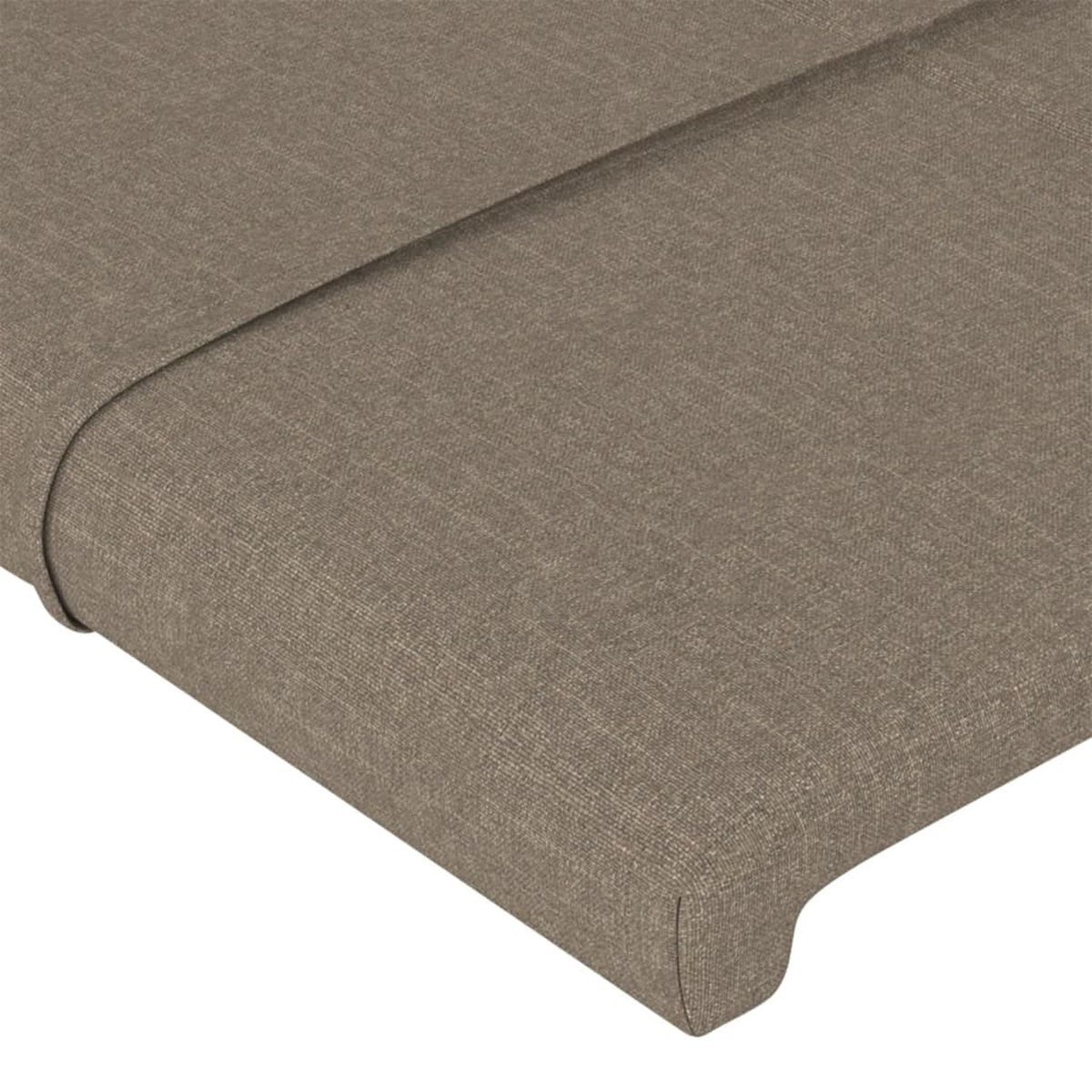 183x16x118/128 cm - Taupe Hoofdboard - Led Hoofdbord - Hoofdkussen - Beddecoratie - Slaapkamers