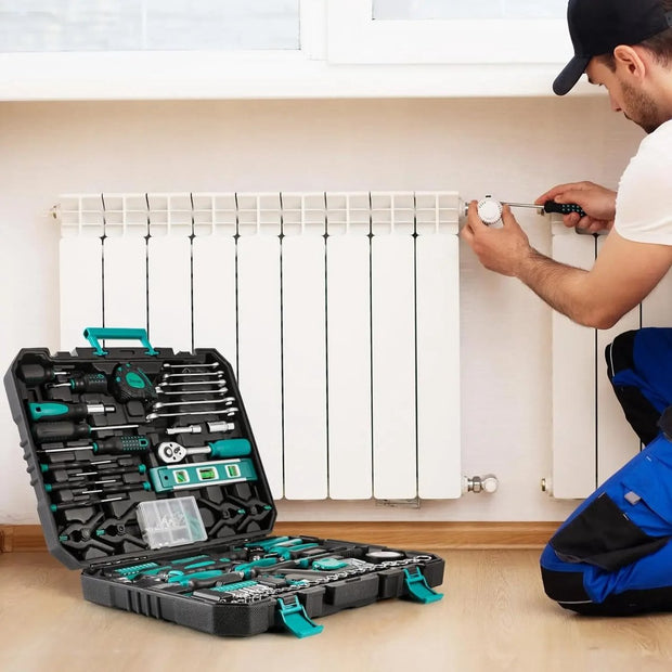 Gereedschap Koffer - Gereedschap Set - Alles in 1 Koffer - Koffer - Gereedschap - Set - 198 Delige Set