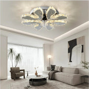 Plafondventilator met Verlichting - Plafonniere Met Krachtige Ventilator, Afstandsbediening en App Bediening - Modern Design Slaapkamer - 7 Bladen