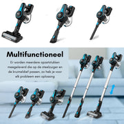 Bagless Cordless Stick Vacuum Cleaner - Handheld Vacuum Cleaner Best Seller - Handheld Stick Vacuum Cleaner - 1.2L Dust Container Capacity - 12000Pa Suction Power - 5-Stage Filtration