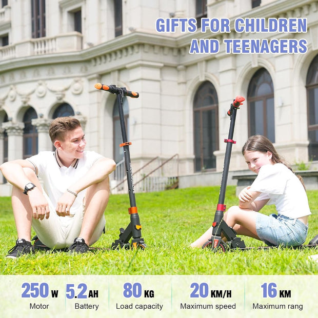 Elektrische Step Kinderen - Kinderstep Inklapbaar - 250W - Max 20km/u - 5.5" Wielen - Blauw