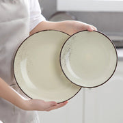 Luxe Serviesset – 32 Delig – 8 Persoons – Keramiek - Bordenset – Dinnerplaten – Dessertborden - Kommen - Mokken - Schaaltjes - Beige