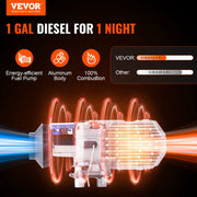 Auto Diesel Standkachel - 5KW - 12V - Auto Heater - Luchtverwarmer - met Digitaal-display en Afstandsbediening - voor Auto's, Campers, Boten, Vrachtwagen - Oranje