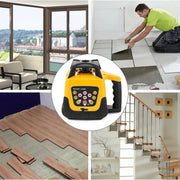 Kruislijnlaser - Roterende Laser - Lasergereedschap - 635NM - 500M - Rode Laser - 0.2Mm Nauwkeurigheid - Laser