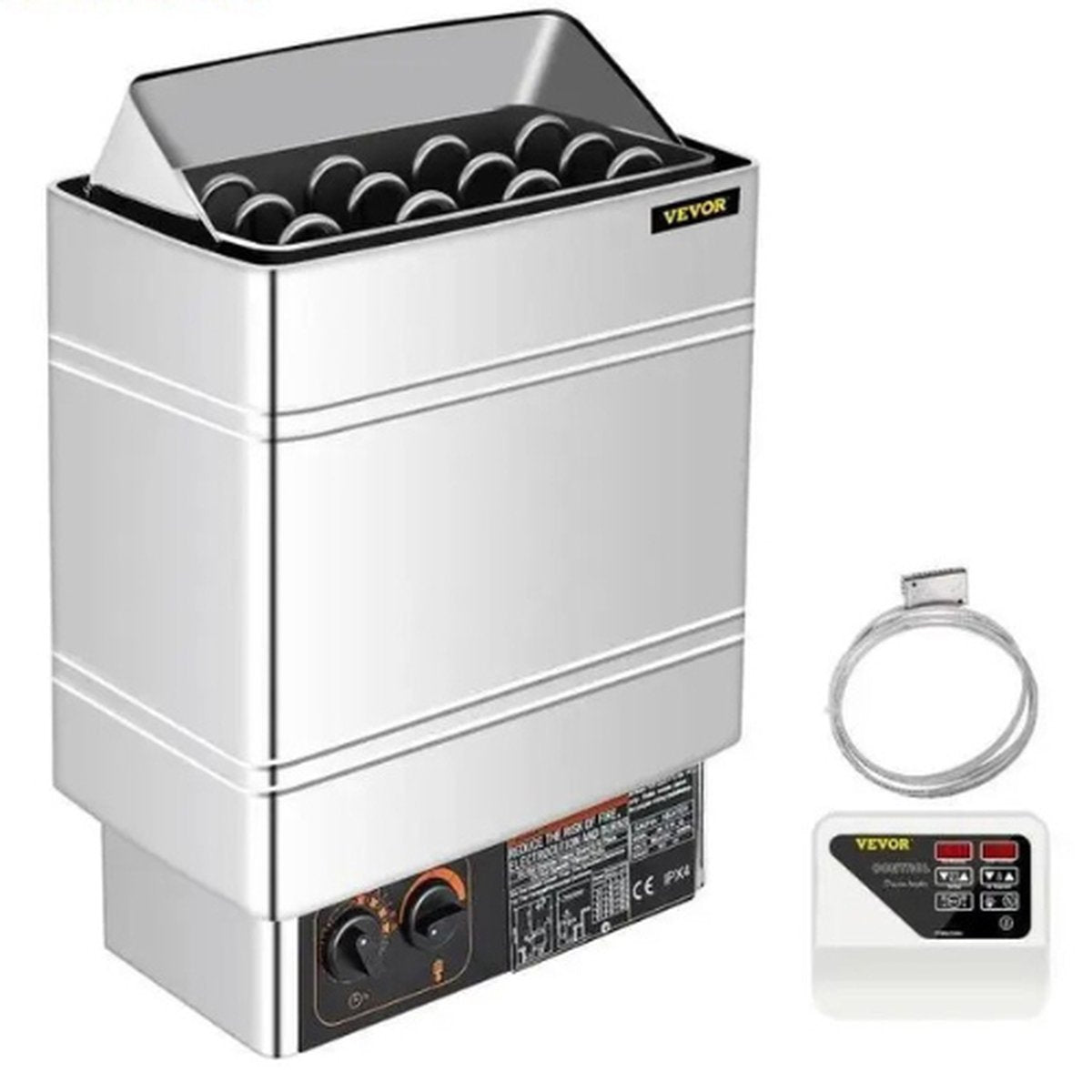 Elektrische Saunakachel - Kachel Externe/Interne Controller - 9KW - Oververhitting Bescherming - Spa Sauna Stoomgenerator