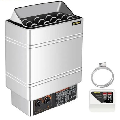 Elektrische Saunakachel - Kachel Externe/Interne Controller - 9KW - Oververhitting Bescherming - Spa Sauna Stoomgenerator
