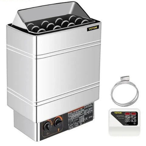 Elektrische Saunakachel - Kachel Externe/Interne Controller - 9KW - Oververhitting Bescherming - Spa Sauna Stoomgenerator