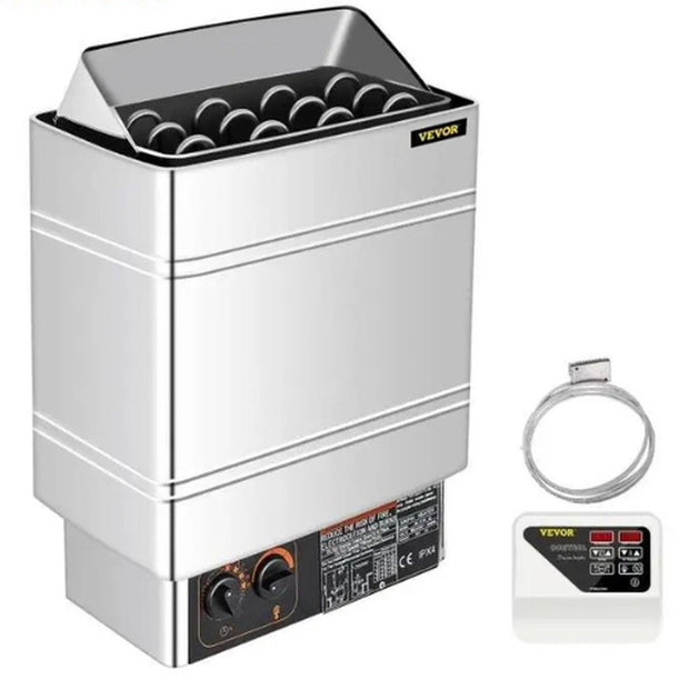 Elektrische Saunakachel - Kachel Externe/Interne Controller - 9KW - Oververhitting Bescherming - Spa Sauna Stoomgenerator