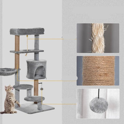 Krabpaal Kat - 120cm - Katten - Krabpaal Voor Katten - Krabpaal voor Grote Katten - Hangmat