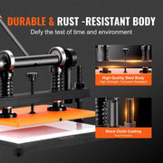 Snijmachine P7 - Premium Embossing - Tot 1500kg - Pons Machine - Leerbewerking - Duurzaam en Robuust - Ergonomisch Ontwerp - Plaat 26x12cm - Papier - Rubber - Textiel