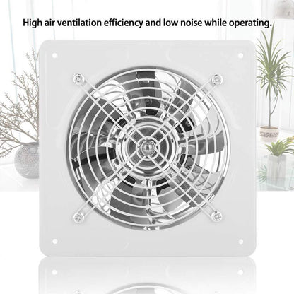 Axial Exhaust Blower Flow Fan for Warehouse Restaurant Garage - White .
