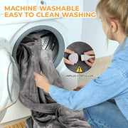 Luxe Elekrische Deken - 180x130 - Zacht en Warm - Flanel en Lamswol - Tweepersoons Warmtedeken- 6 Warmtestanden - Veilig - Auto Uitschakeling - Machine Wasbaar