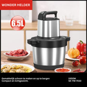 Elektrische Groentesnijder Multifunctioneel - Vleesmolen - Gehaktmolen - Uiensnijder - Zwart