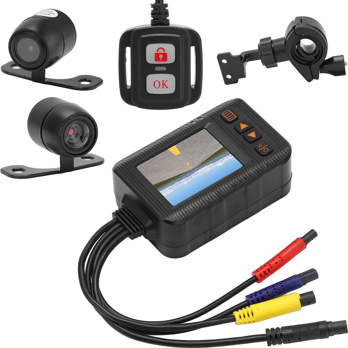 Motorfiets Dashcam Recorder - Waterdichte HD Opname - Bewegingsdetectie - Loopopname - Eenvoudige Installatie