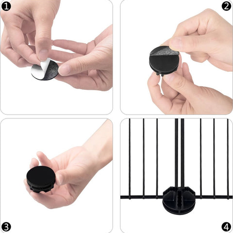 Huisdierkooi - Huisdierhok - Verstelbaar en Opvouwbaar - 2 Verdiepingen - Zwart - 140x70x70cm - Konijn - Hond - Kennel