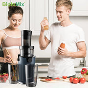 Slow juicer - Press juicer - Juice extractor - Powerful motor - 200W
