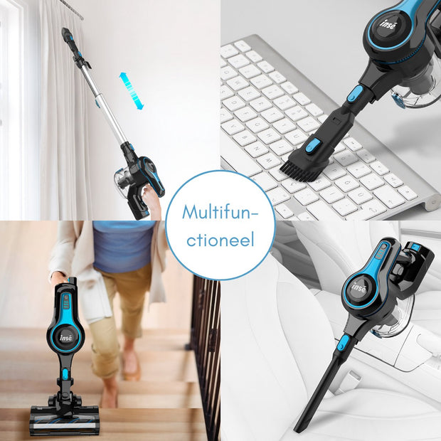 Bagless Cordless Stick Vacuum Cleaner - Handheld Vacuum Cleaner Best Seller - Handheld Stick Vacuum Cleaner - 1.2L Dust Container Capacity - 12000Pa Suction Power - 5-Stage Filtration