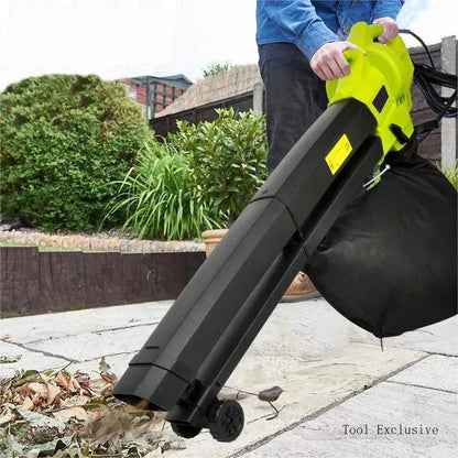 Bladblazer - Elektrische Bladblazer - Bladblaasapparaat - Groen - 3000W - 3M kabel