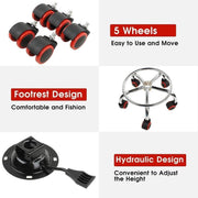 hoogte verstelbaar - cosmetische kruk - Spa massagestoel - Hydraulische stoel - 32cm diameter