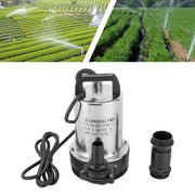 Dompelpomp - Vuil en Schoon Water - Compacte Vuilwaterpomp - Gepolijst RVS - Krachtig en Duurzaam - 50 L/min - 12V - 160W