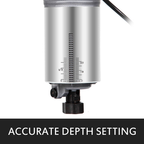 Compacte Router - Met 2 Bases - Variabele Snelheid - Duurzaamheid - Groot Snelheidsbereik - Vaste Basis