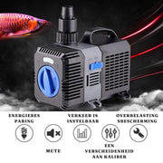 Vijverpomp - Pomp - Energiebesparing - Vijverfilter - Complete set - 3000 L per uur
