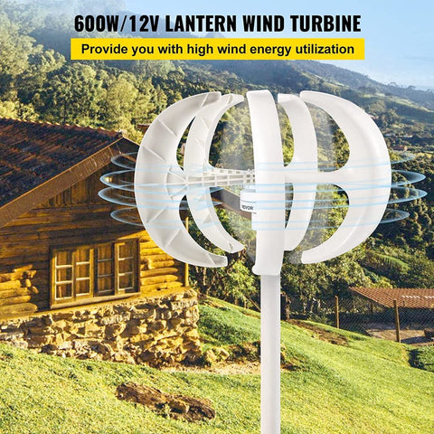 Windturbine - 12V 600W - 5 Bladen - Windmolen generator - Windturbine generator - Aerogenerator - Windenergie - Windturbine bouwpakket - voor thuis tuin Boot of straatverlichting - incl Controller