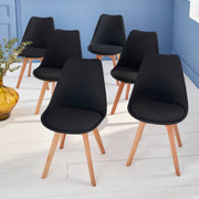 Set of 6 dining room chairs, nils, 42x55x81cm