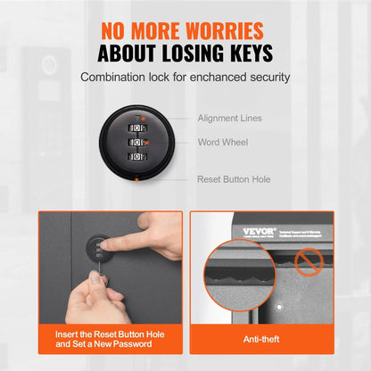 Letterbox - Letterbox with code - Anti-theft letterbox - Waterproof