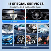 OBD2 Scanner - OBD2 - Diagnose Computer - Foutverwijdering - Autodiagnose - voor Alle Auto's - Bluetooth - Wifi - Automotive Diagnose Tools - Zwart
